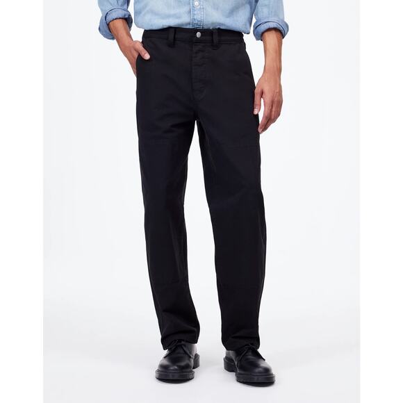 NWT Madewell The Utility Pant in Canvas In Black Size 36x32 - Picture 1 of 10